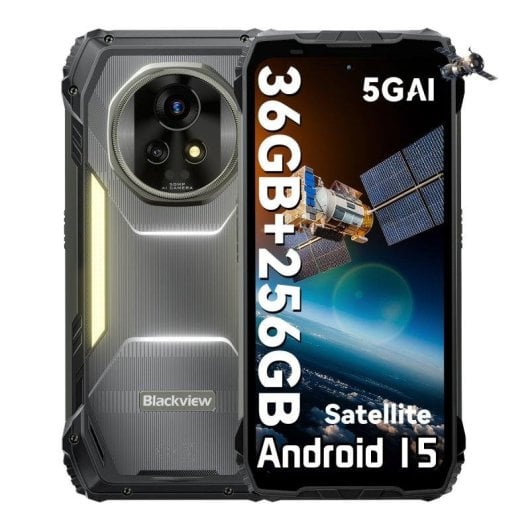Blackview Xplore 2 Satellite 12 Go 256 Go 6,8" AMOLED 120Hz 5G Dual SIM IP69K Android Noir