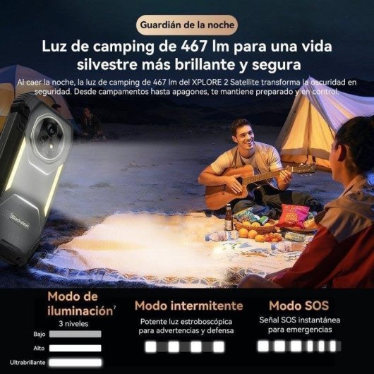 Blackview Xplore 2 Satellite 5G 16GB 1TB 6.8" Noir