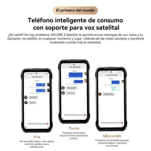 Blackview Xplore 2 Satellite 5G 16GB 1TB 6.8" Noir