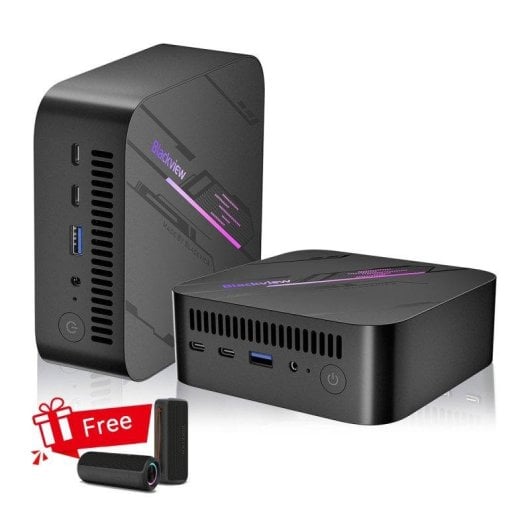 Blackview MP100 AMD Ryzen 5 7430U 16GB 512GB SSD Windows 11 Pro Wi-Fi 6 Bluetooth Altavoces