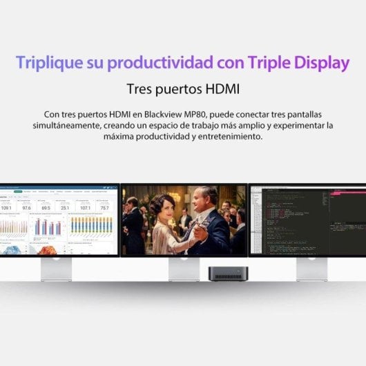 Blackview MP80 Intel Alder Lake N95 12GB 256GB SSD UHD Graphics Mini PC