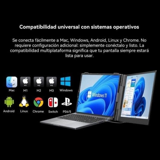 Monitor PC Blackview SCM8 15,3" FullHD 60Hz IPS Ultrafino USB-C Alluminio