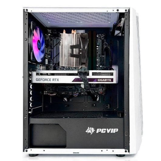 PCVIP Shield XT One WT / AMD Ryzen 5 5500 / 16 GB DDR4 RAM / 1 TB SSD / RX 9060 XT 8 GB GPU / Windows 11 Pro