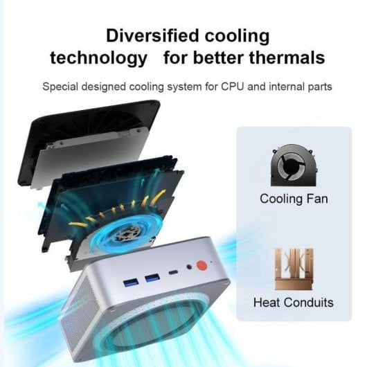 Mini PC Ninkear M8 AMD Ryzen 7 8745HS 16GB 1TB SSD Radeon 780M Windows 11 Pro Wi-Fi 6