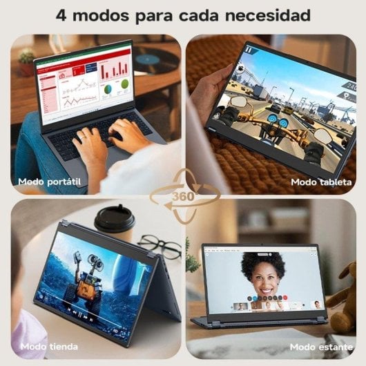 Portátil Vanwin UL1561 15,6" AMD Ryzen 5 7430U 16GB 512GB SSD Radeon RX Vega 7 Windows 11 Pro