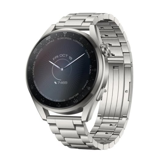 HUAWEI Watch 3 Pro Elite eSIM Bluetooth GPS 48mm AMOLED Titanio Plata Resistencia Agua 5ATM