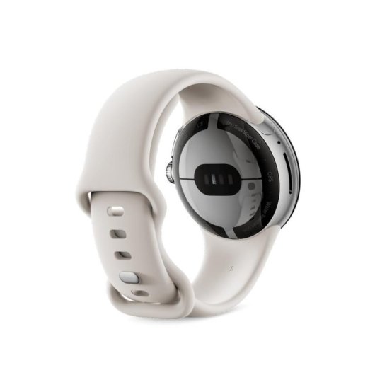 Google Pixel Watch Bluetooth GPS NFC 41mm AMOLED Argent/Crème S/L Etanche 5ATM SpO2 Pulsomètre Suivi Sommeil SOS