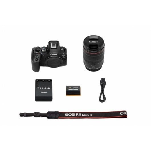 Fotocamera Canon EOS R6 Mark III RF 24-105mm f/4 L IS USM, 32,5MP, 4K, Wi-Fi