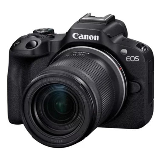 Digitalkamera Canon EOS R50 Schwarz 24,2 MP APS-C 4K Touch Wi-Fi RF-S 18-150 mm
