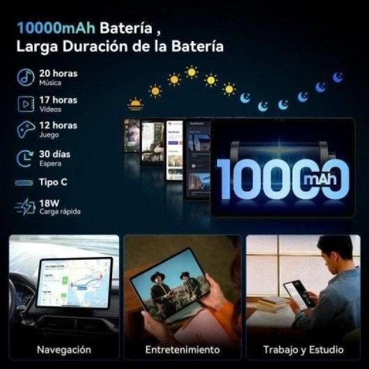 Tablet TABWEE T60 4G 12,2" 12GB 256GB Gris con Teclado y Stylus Pen