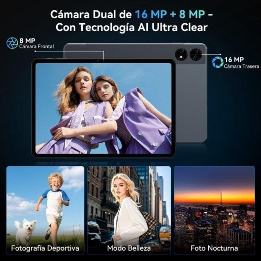 Tablet TABWEE T60 4G 12,2" 12GB 256GB Gris con Teclado y Stylus Pen