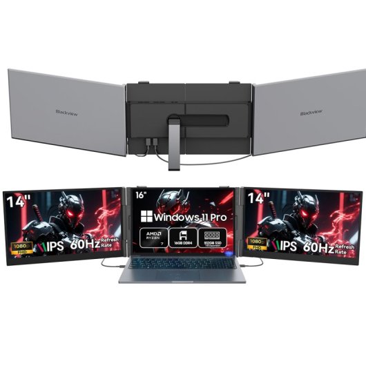 Portátil Blackview GamiBook 8 16" AMD Ryzen 7 7735HS 16GB 1TB SSD Radeon 680M Windows 11 Pro