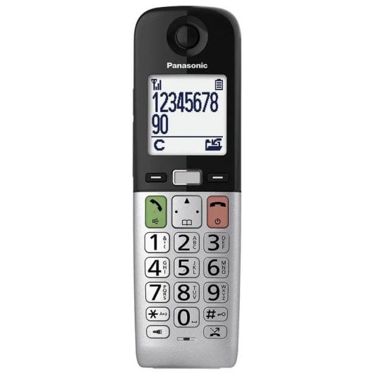 Telefone DECT Panasonic KX-TGU430EXB Altifalante 1000 contactos Preto Cinzento