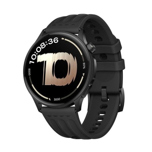 OnePlus Watch Lite Bluetooth GPS NFC 45mm AMOLED Noir M Étanche 5ATM SpO2 Pulsomètre