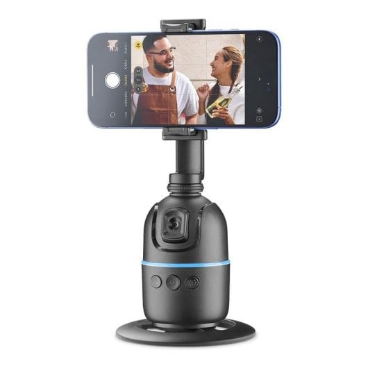 Support smartphone Cellularline Facecam suivi facial 360° Bluetooth Noir