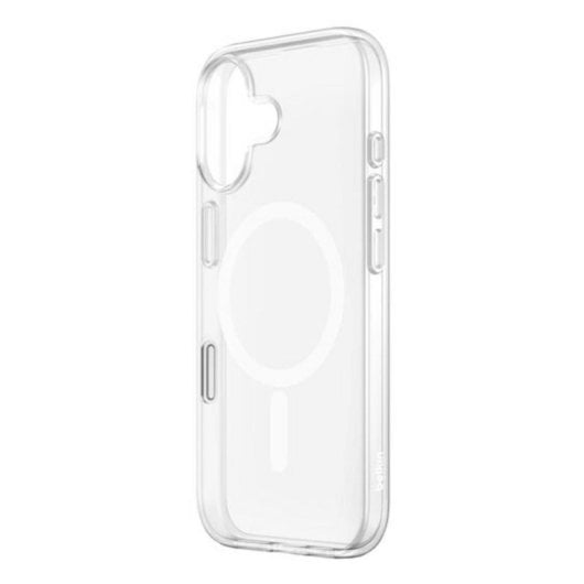 Funda para móvil Belkin SheerForce cover rígido transparente compatible MagSafe para iPhone 17