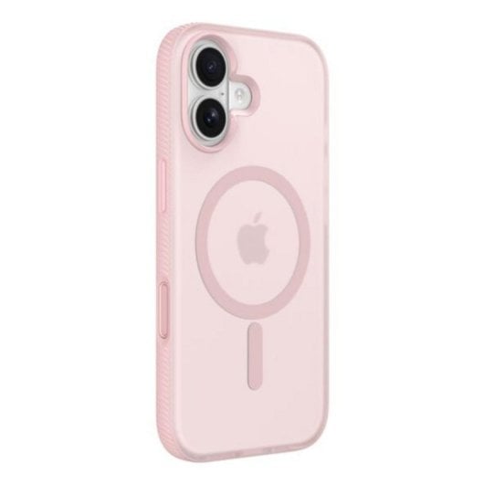 Funda para móvil Belkin SheerForce Cover Silicona Rosa MagSafe resistente para iPhone 17
