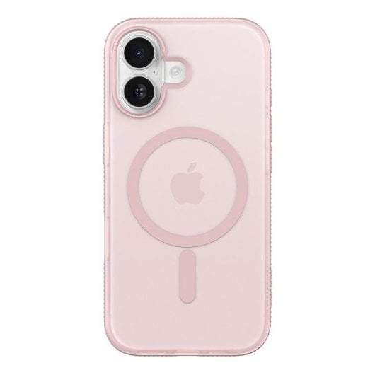 Funda para móvil Belkin SheerForce Cover Silicona Rosa MagSafe resistente para iPhone 17