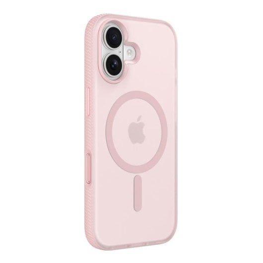 Funda para móvil Belkin SheerForce Cover Silicona Rosa MagSafe resistente para iPhone 17
