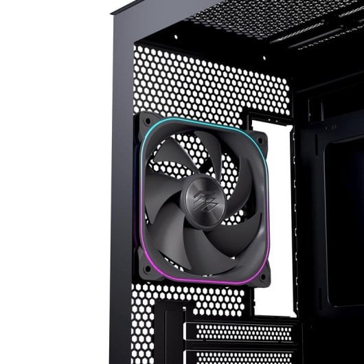 Boîtier Einarex PRISMA SM501D RGB Black micro ATX RGB verre trempé