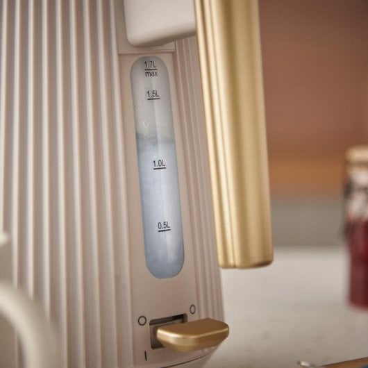 Wasserkocher Russell Hobbs Bronte 1,7L 2400W kabellos Gold Steinfarbe