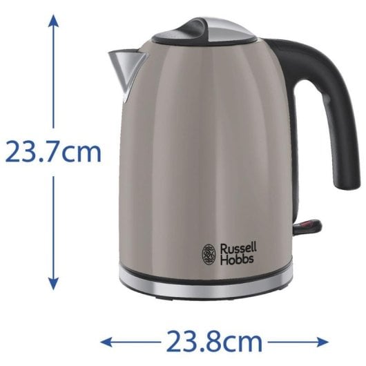 Tetera eléctrica Russell Hobbs 28511-70 1,7 L 2400 W negra-crema apagado automático