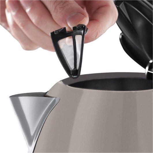Tetera eléctrica Russell Hobbs 28511-70 1,7 L 2400 W negra-crema apagado automático