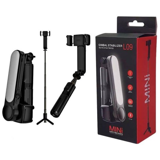 Estabilizador de Gimbal Karawan para Smartphone com Tripé e Selfie Stick Inalámbrico
