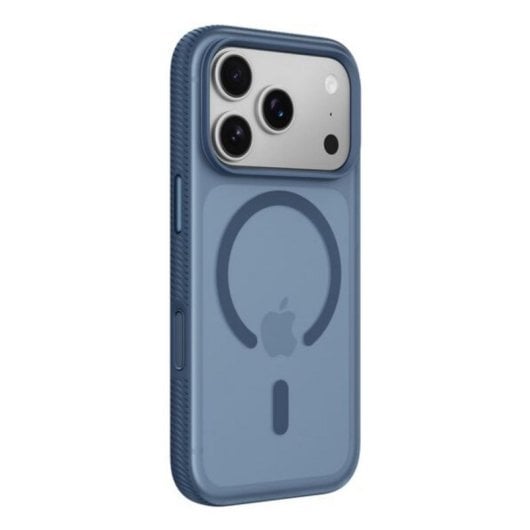 Funda para móvil Belkin SheerForce protección antigolpes reciclada azul compatible con iPhone 17 Pro
