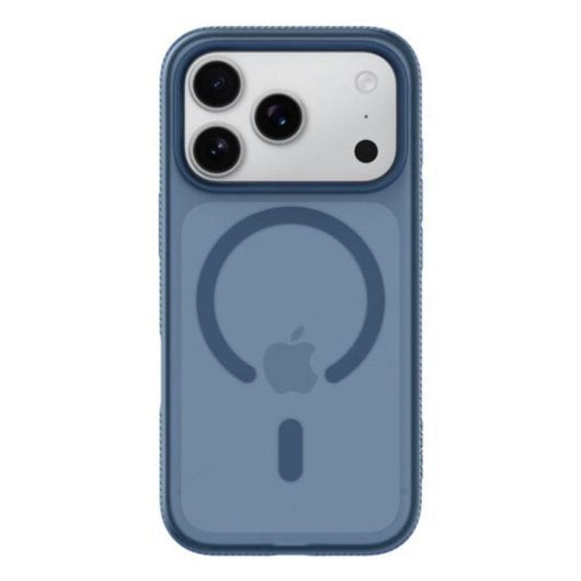 Funda para móvil Belkin SheerForce protección antigolpes reciclada azul compatible con iPhone 17 Pro