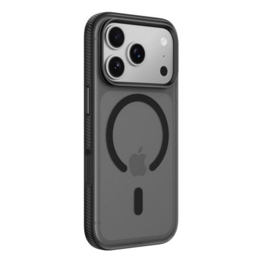 Funda para móvil Belkin SheerForce tipo cover reciclada negra compatible con MagSafe para iPhone 17 Pro