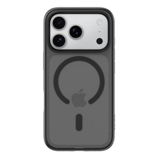 Funda para móvil Belkin SheerForce tipo cover reciclada negra compatible con MagSafe para iPhone 17 Pro