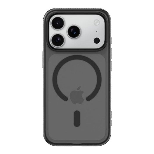 Funda para móvil Belkin SheerForce tipo cover reciclada negra compatible con MagSafe para iPhone 17 Pro