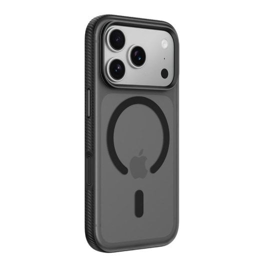 Funda para móvil Belkin SheerForce tipo cover reciclada negra compatible con MagSafe para iPhone 17 Pro