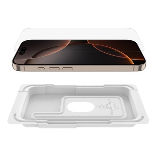 Protetor de Ecrã Belkin ScreenForce iPhone 16 Pro vidro reciclado 9H 0,29 mm