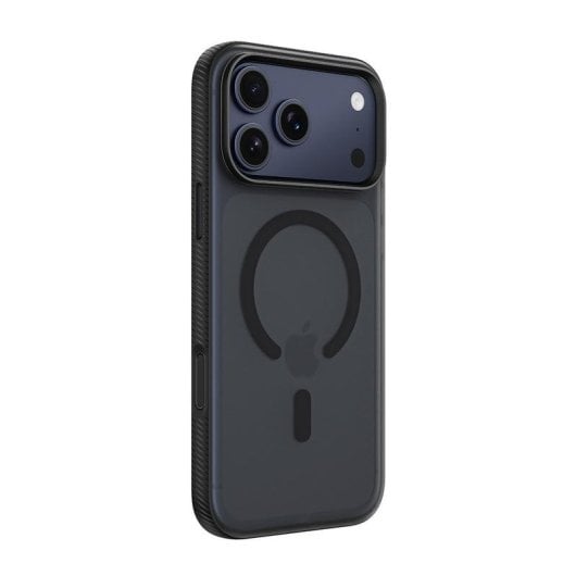 Funda para móvil Belkin SheerForce tipo cover case reciclada negra con MagSafe para iPhone 17 Pro Max