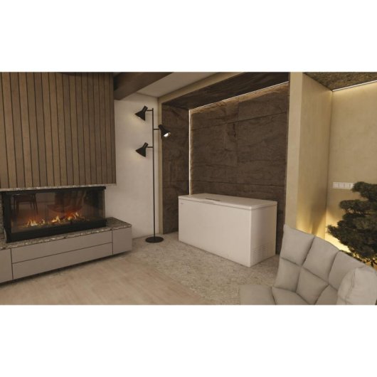 Congélateur coffre Haier HCE520E 508 L Classe E Fonction Fast Freeze Blanc