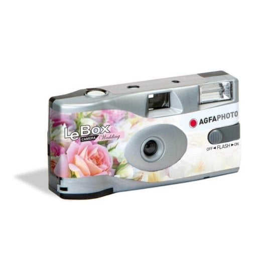 Fotocamera Monouso Agfaphoto LeBox 27 Scatti 31 mm Flash ISO 400 Pacco 5