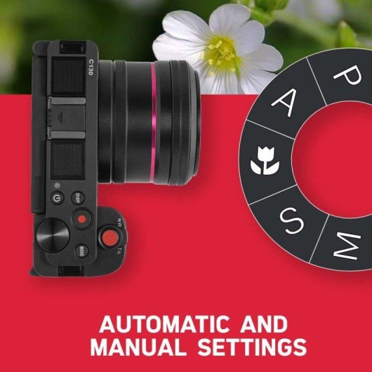 Fotocamera digitale Agfaphoto Realishot C130 16MP Wi-Fi 4K Touch SD 64GB Nero