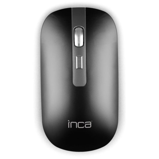 Mouse Inca IWM-531RA Bluetooth 1600 DPI Antracite Silenzioso Ricaricabile