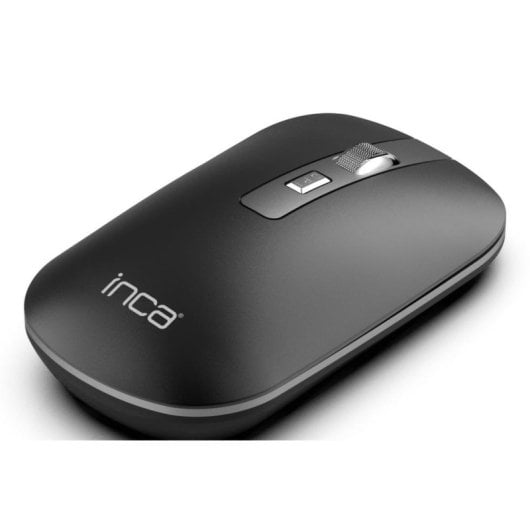 Mouse Inca IWM-531RA Bluetooth 1600 DPI Antracite Silenzioso Ricaricabile