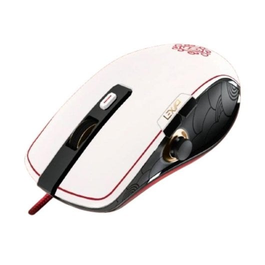 Souris Lexip Initiate Bundle USB 12000 DPI Noir Or Rouge Blanc Joystick XXL Tapis
