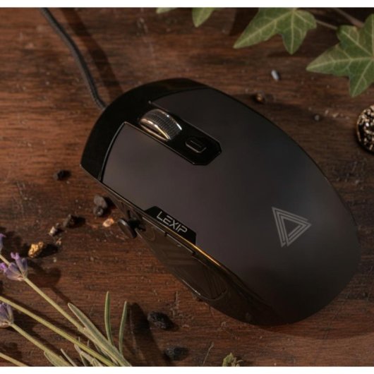 Souris Lexip REVO MOUSE Filaire 12000DPI RGB 12 Boutons Noir Joystick