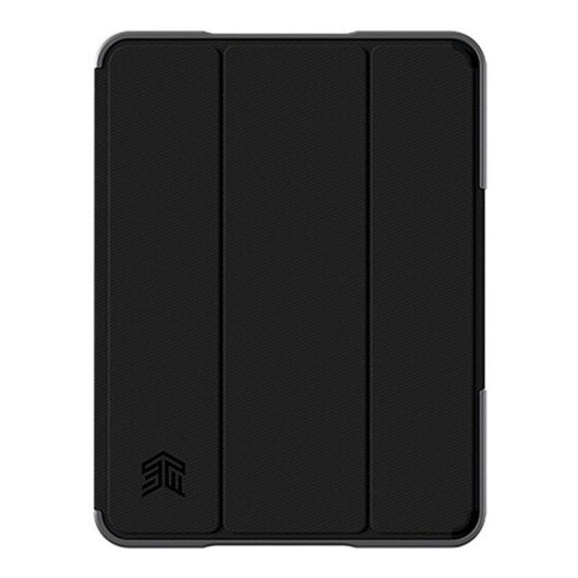 Funda STM Dux Plus Apple iPad Pro 11" M4 antichoc noire translucide folio