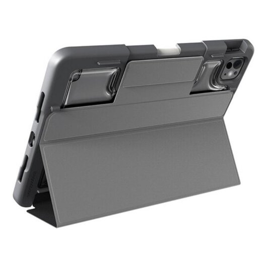 Funda STM Dux Plus Apple iPad Pro 11" M4 antichoc noire translucide folio