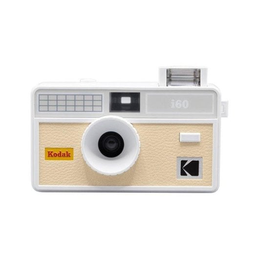 Appareil photo Agfaphoto i60 35 mm Objectif 31 mm f/10 Flash Manuel Beige Clair