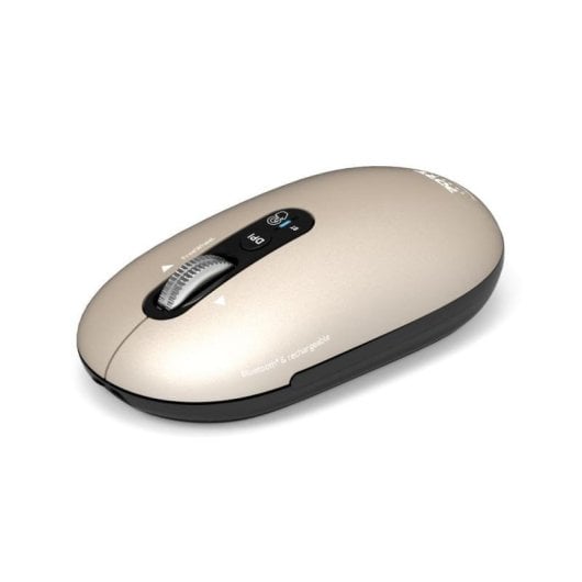 Souris Port Designs PURE MAC Bluetooth 3200DPI Beige Ambidextre Rechargeable Multidispositif