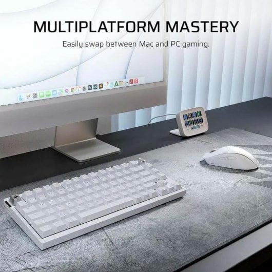 Ratón Corsair CH-931D01F-WW Inalámbrico 26000 DPI Blanco RGB Ambidiestro