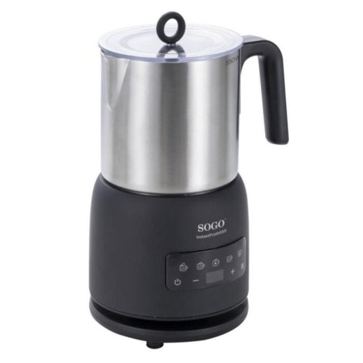 Espumador de leche Sogo KET-SS-7720 5 en 1 pantalla táctil LED acero inoxidable