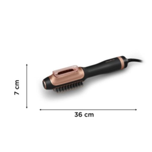 Brosse Soufflante Rowenta CF9840F0 ionique 2 Températures Sèche et Coiffe Noir Cuivre